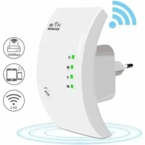 Repetidor Amplificador De Sinal Wifi Potente e Sem Fio Turbo Cor Branco - Novo