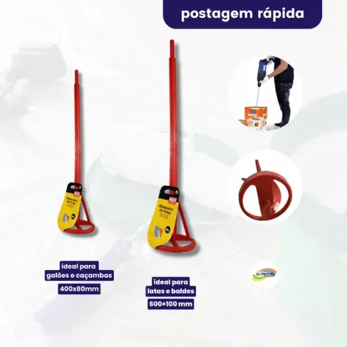 Misturador de Tinta Para Furadeiras Galão / Lata