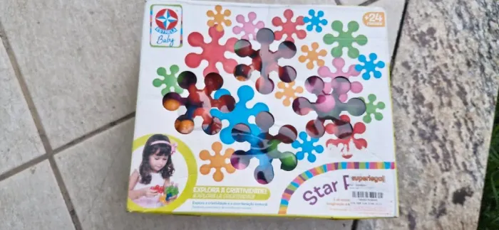 Brinquedo infantil jogo Star Plic de encaixe