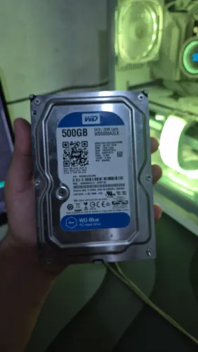 HD sata 500gb azul - Faço olxpay