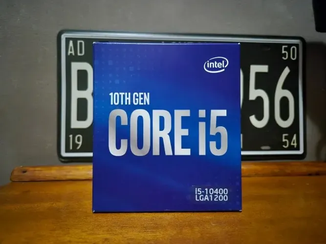 (Caixa Vazia) Caixa do Processador Intel Core i5 10400