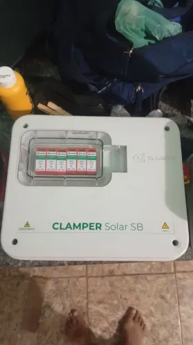 String Box Clamper, 2 rolos de fio Solar e Quadro de sobrepor pra disjuntores 
