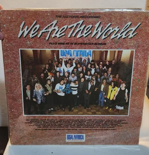 Disco vinil USA for Africa - We Are The World, 1985. Lp