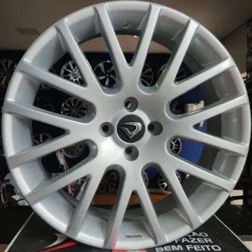 Rodas Limited aro 17 4x100 (Novas) + 195/40R17 Forceland (Semi-novos) - R$ 4.690,00