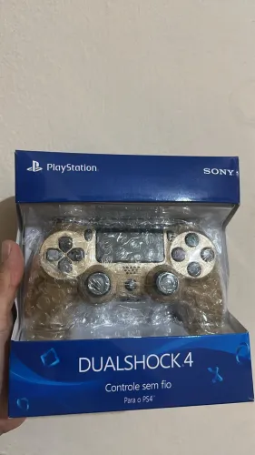 Controle ps4 dourado NOVO
