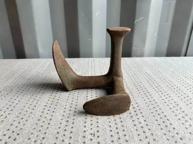 Bigorna de ferro fundido antiga para sapataria (Pé de Ferro)
