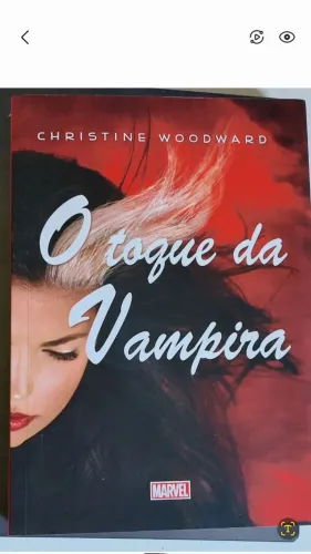 Livro O toque da vampira