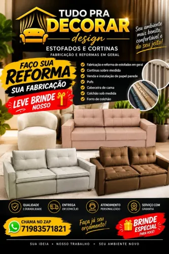 Faça seu orçamento estofados em geral