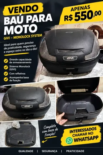 Baú givi 47 litros