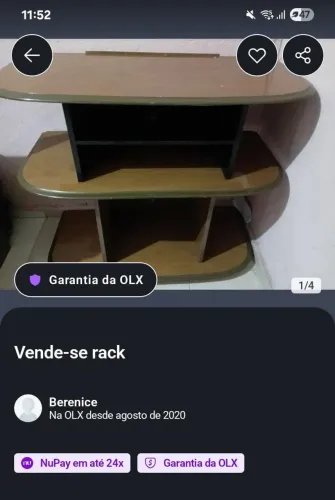 VENDE-SE UM RAK EM EXCELENTE ESTADO DE CONSERVACAO