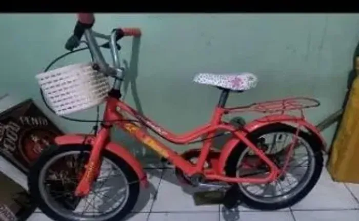 Bicicleta infantil feminina retrô