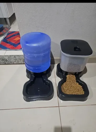Comedouro raçao e bebedouro pet cachorro gato
