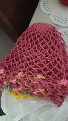 Toucas de crochê/ headpiece 