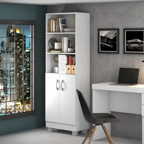 Livreiro Estante Office Iara - Entrega e montagem grátis pra Fortaleza