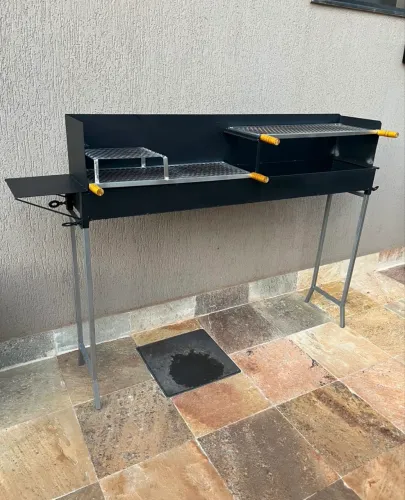 Churrasqueira de Espetinho Grelha Dupla Novo Modelo