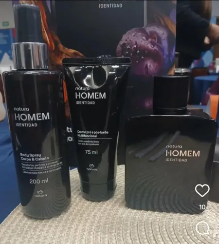Presente Natura Homem Identidade para retirada 