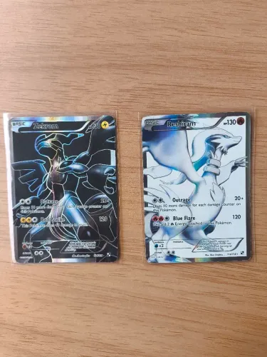 Reshiram e Zekrom - Cartas Pokemon