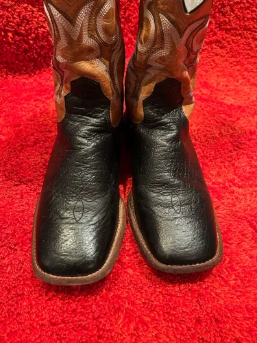 Bota texana couro de cabeça