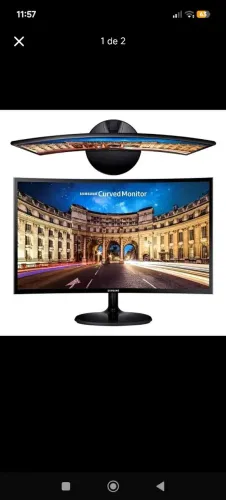 Monitor sansung Curvo 24 Full Hd Freesync 60hz