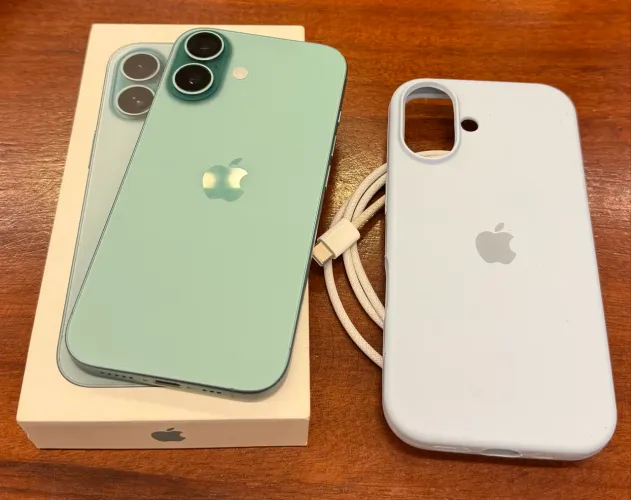 IPHONE 16 VERDE 128GB CHIP FÍSICO + VIRTUAL