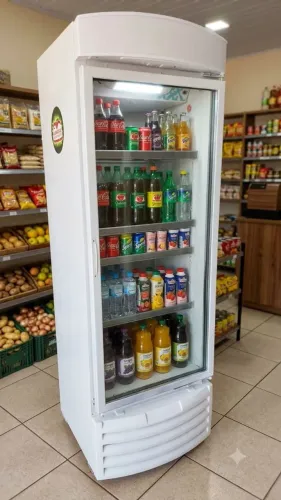 Geladeira expositora metalfrio frost free 127w Entrego