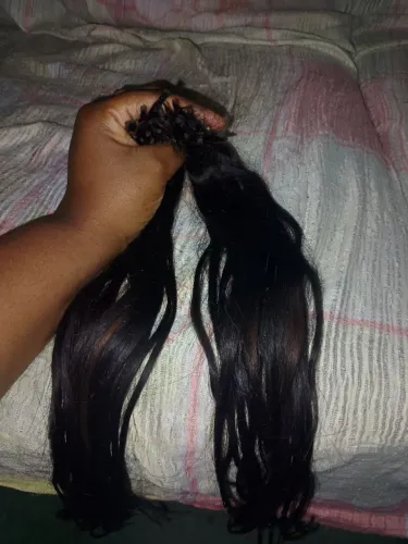 Cabelo humano andulado/liso