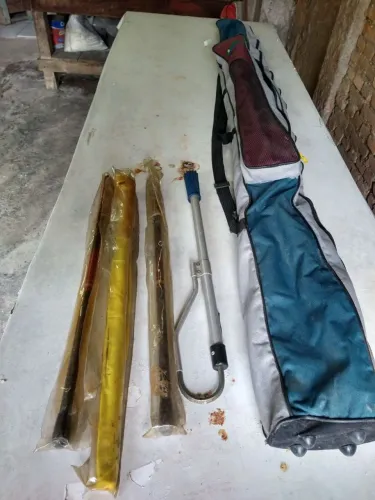 Tralha completa de pesca!