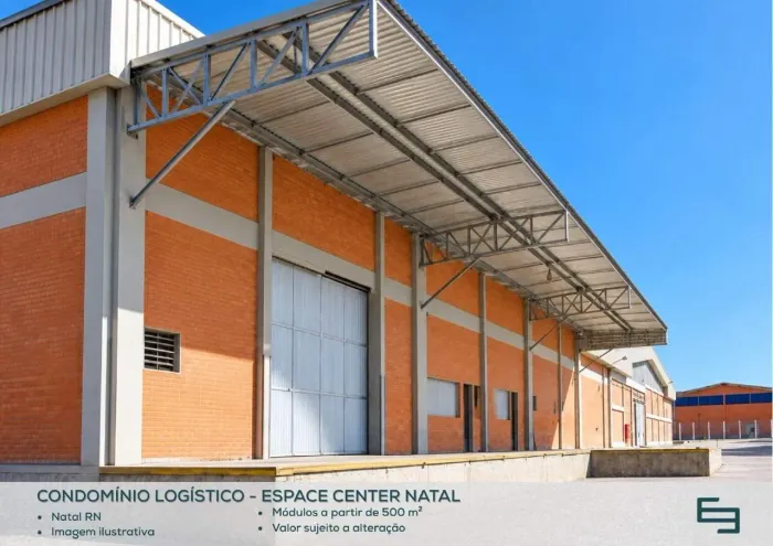 Galpão para alugar em Natal/RN com 1.391,21 m² em condomínio logístico