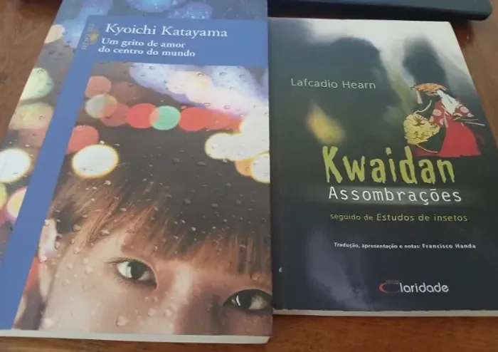 Livros: *Um grito de amor no centro do mundo e Kwaidan Assombrações