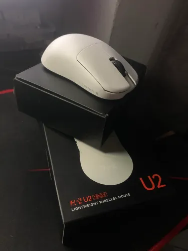 Mouse Gamer ATK U2 PLUS Sem Fio Novo