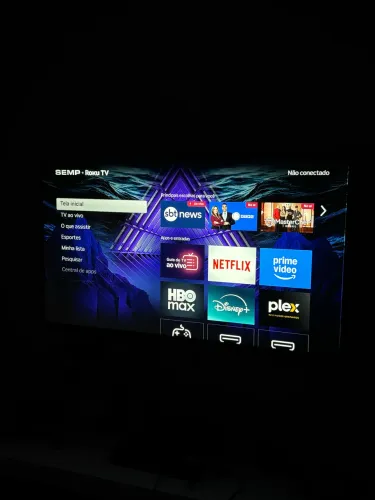 TV SEMP 43 polegadas - Roku TV/Smart