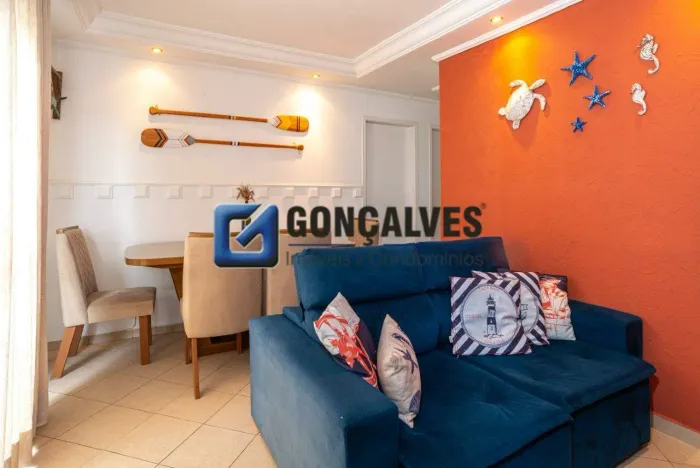 Apartamento mobiliado com 02 dormitórios a venda  Nova Petropólis - São Bernardo do Campo 