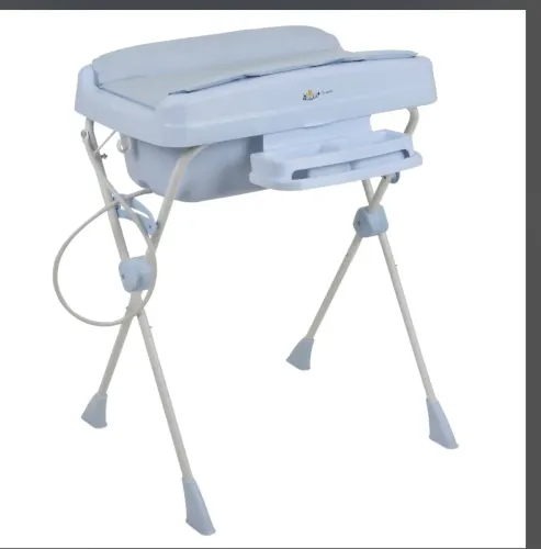 Banheira de bebê milenia+ baby blue trocador