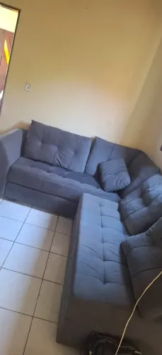 Sofá semi novo de canto L