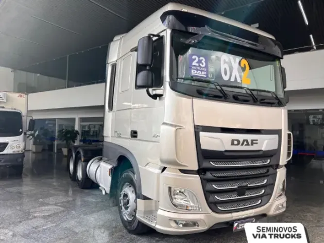Caminhão DAF XF 480 6x2 SC 2022/2023 Cavalo mecânico baixa km revisado | Financiamento