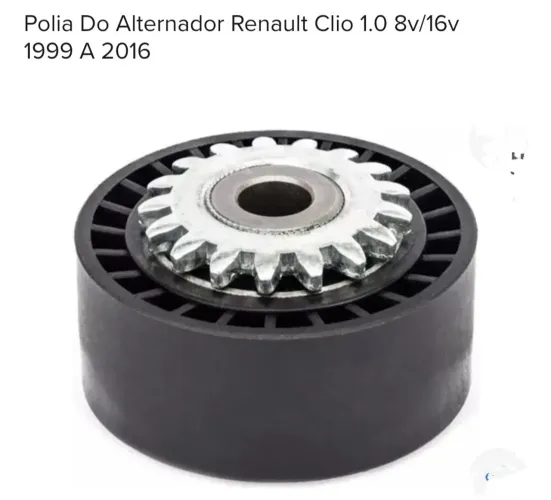 Polia do alternador do Renault Clio 1.0 8/16V