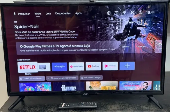 Não Troco! Não Abaixo Valor!Smart TV JVC LT-32MB208 - 32? HD Android Tela: 32 polegadas