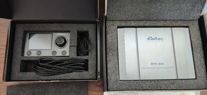 Processador de Áudio DSP Rebec Audio B8S 8 Canais Hi-End