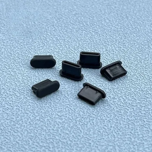 Plug para Celular anti poeira de silicone tipo C