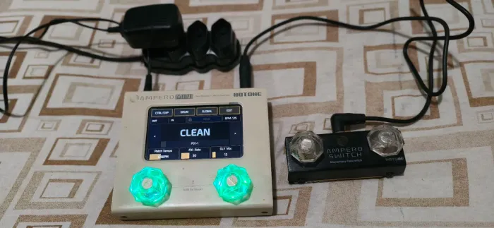 Pedal Pedaleira Ampero Mini + Ampero Switch