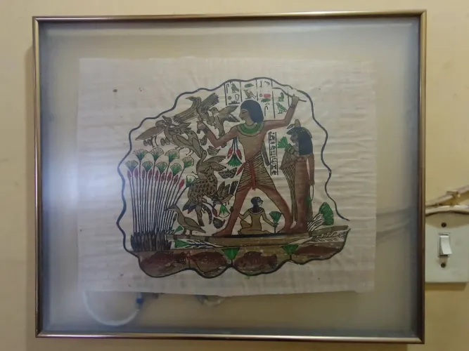 Vendo lindo quadro de papiro egipcio