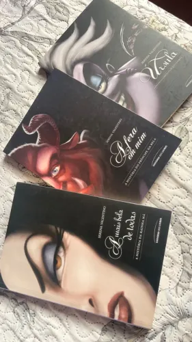 coleção de livros vilões da disney