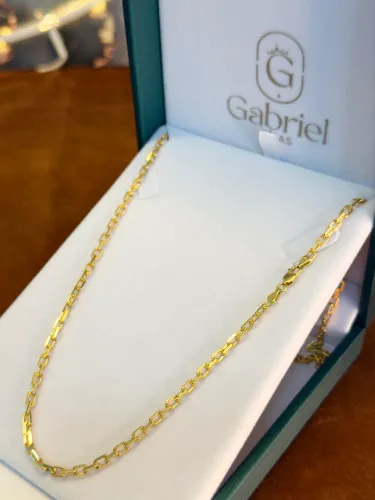 Cordão de ouro Cartier cadeado 17.6g novo ( LOJA )