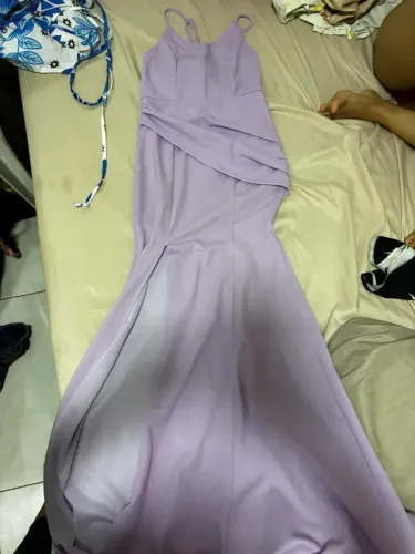 vestido lilas de gala