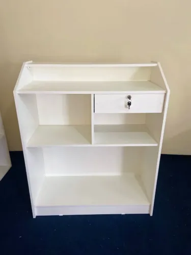 ? SUPER OFERTA! MÓVEL ORGANIZADOR BRANCO COM GAVETA E PRATELEIRAS - ESTOQUE LIMITADO! ?