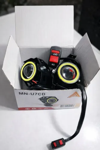  Farol de Milha para Moto - Novo, Nunca Usado