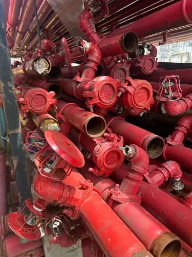 Tubo de incêndio com aspersor  
