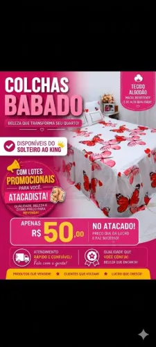 Colchas promoção 
