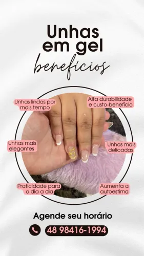 Benefícios de unha em gel 