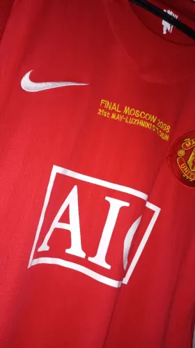 Camisa United 2008 UCL FINAL